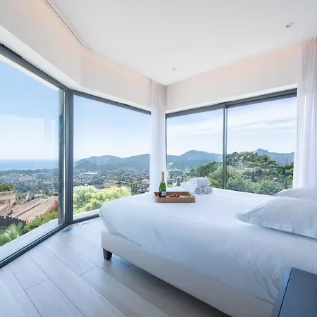 Architect-designed House Heated Pool And Sea View * Mandelieu